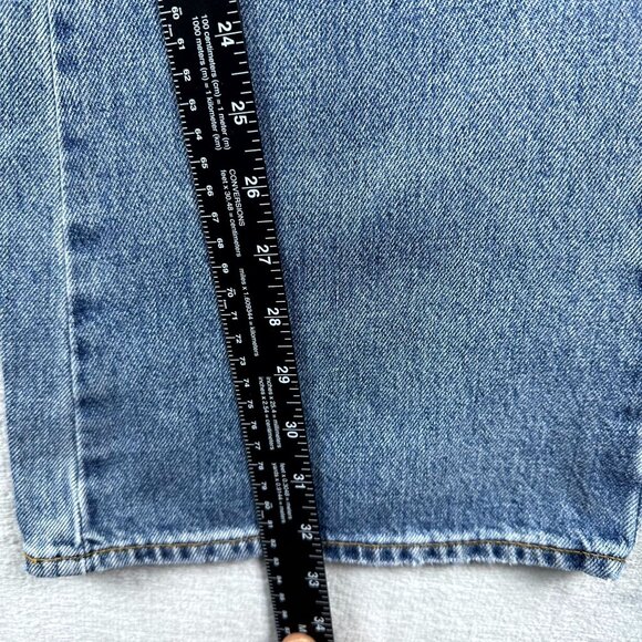 Zuccos Vintage 1992 Women's High Rise Flare Jeans 100% Cotton Blue Size 26 - Picture 8 of 10